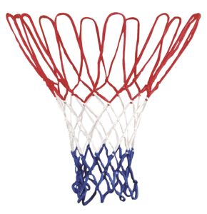 12-Punkt-Befestigung Weiß Netz Basketball HaeSt Nylon Basketballnetz Korb 